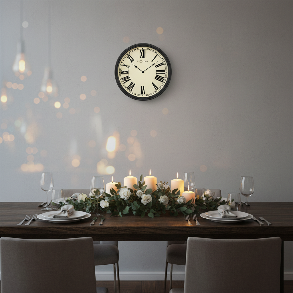 Moderne 3D Wanduhr Antik Houdini