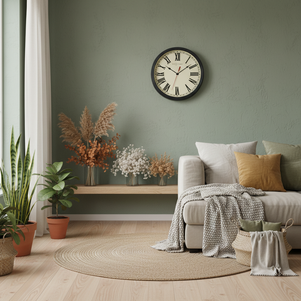 Moderne 3D Wanduhr Antik Houdini