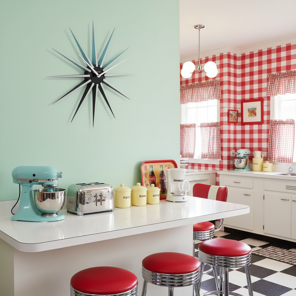 Große moderne Wanduhr Nova blau silber schwarz 50cm Sternform